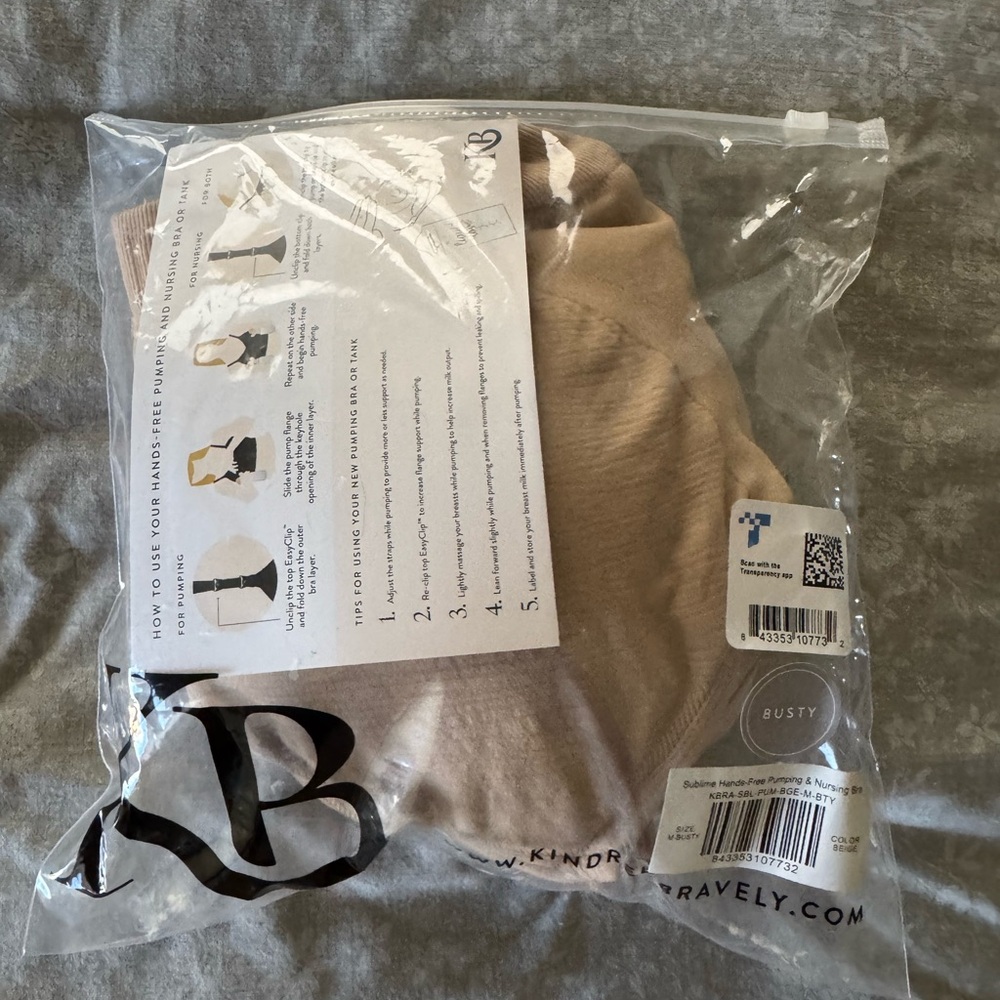 Kindred Bravely Beige Nursing Bra